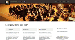 Desktop Screenshot of lochgellyband.com