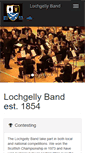 Mobile Screenshot of lochgellyband.com